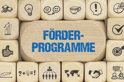 Schriftzug Förderprogramm
